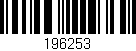 Código de barras (EAN, GTIN, SKU, ISBN): '196253'