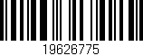 Código de barras (EAN, GTIN, SKU, ISBN): '19626775'