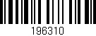Código de barras (EAN, GTIN, SKU, ISBN): '196310'