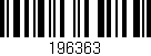 Código de barras (EAN, GTIN, SKU, ISBN): '196363'