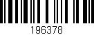 Código de barras (EAN, GTIN, SKU, ISBN): '196378'