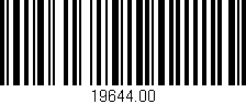 Código de barras (EAN, GTIN, SKU, ISBN): '19644.00'