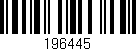 Código de barras (EAN, GTIN, SKU, ISBN): '196445'