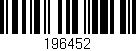 Código de barras (EAN, GTIN, SKU, ISBN): '196452'