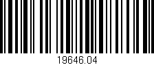 Código de barras (EAN, GTIN, SKU, ISBN): '19646.04'