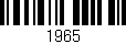 Código de barras (EAN, GTIN, SKU, ISBN): '1965'