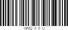 Código de barras (EAN, GTIN, SKU, ISBN): '19652_0_0_U'