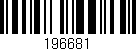 Código de barras (EAN, GTIN, SKU, ISBN): '196681'