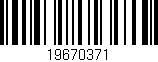 Código de barras (EAN, GTIN, SKU, ISBN): '19670371'