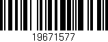 Código de barras (EAN, GTIN, SKU, ISBN): '19671577'