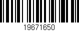 Código de barras (EAN, GTIN, SKU, ISBN): '19671650'