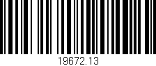 Código de barras (EAN, GTIN, SKU, ISBN): '19672.13'