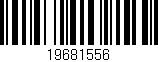 Código de barras (EAN, GTIN, SKU, ISBN): '19681556'