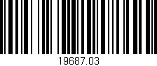 Código de barras (EAN, GTIN, SKU, ISBN): '19687.03'