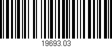 Código de barras (EAN, GTIN, SKU, ISBN): '19693.03'