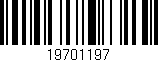 Código de barras (EAN, GTIN, SKU, ISBN): '19701197'