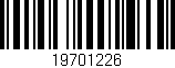 Código de barras (EAN, GTIN, SKU, ISBN): '19701226'