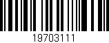 Código de barras (EAN, GTIN, SKU, ISBN): '19703111'