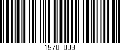 Código de barras (EAN, GTIN, SKU, ISBN): '1970/009'