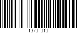 Código de barras (EAN, GTIN, SKU, ISBN): '1970/010'