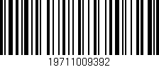 Código de barras (EAN, GTIN, SKU, ISBN): '19711009392'