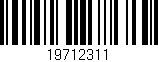 Código de barras (EAN, GTIN, SKU, ISBN): '19712311'