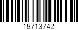Código de barras (EAN, GTIN, SKU, ISBN): '19713742'