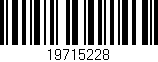 Código de barras (EAN, GTIN, SKU, ISBN): '19715228'