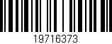 Código de barras (EAN, GTIN, SKU, ISBN): '19716373'