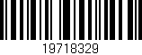 Código de barras (EAN, GTIN, SKU, ISBN): '19718329'