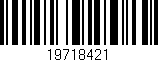 Código de barras (EAN, GTIN, SKU, ISBN): '19718421'
