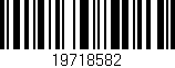 Código de barras (EAN, GTIN, SKU, ISBN): '19718582'