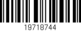 Código de barras (EAN, GTIN, SKU, ISBN): '19718744'