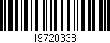 Código de barras (EAN, GTIN, SKU, ISBN): '19720338'