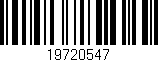 Código de barras (EAN, GTIN, SKU, ISBN): '19720547'