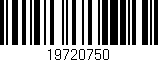 Código de barras (EAN, GTIN, SKU, ISBN): '19720750'