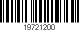 Código de barras (EAN, GTIN, SKU, ISBN): '19721200'