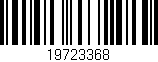 Código de barras (EAN, GTIN, SKU, ISBN): '19723368'