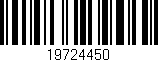 Código de barras (EAN, GTIN, SKU, ISBN): '19724450'