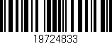 Código de barras (EAN, GTIN, SKU, ISBN): '19724833'