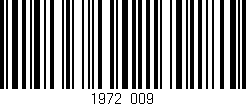 Código de barras (EAN, GTIN, SKU, ISBN): '1972/009'