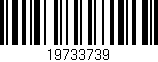 Código de barras (EAN, GTIN, SKU, ISBN): '19733739'