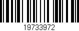 Código de barras (EAN, GTIN, SKU, ISBN): '19733972'