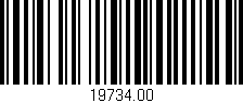 Código de barras (EAN, GTIN, SKU, ISBN): '19734.00'