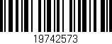 Código de barras (EAN, GTIN, SKU, ISBN): '19742573'