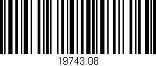 Código de barras (EAN, GTIN, SKU, ISBN): '19743.08'