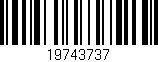 Código de barras (EAN, GTIN, SKU, ISBN): '19743737'