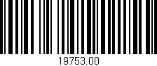Código de barras (EAN, GTIN, SKU, ISBN): '19753.00'