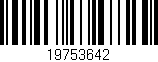 Código de barras (EAN, GTIN, SKU, ISBN): '19753642'