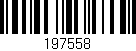 Código de barras (EAN, GTIN, SKU, ISBN): '197558'